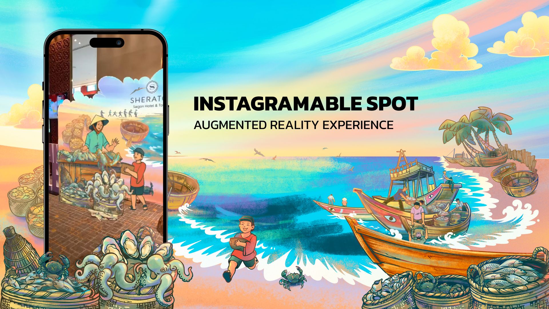 IMMERSE WITH SHERATON AR INSTAGRAMMABLE SPOT
